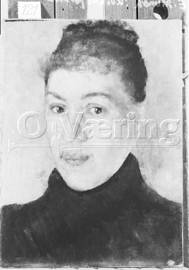 Kvinneportrett 
Negativer fra Væringsamlingen 


, Edvard Munch (1863-1944), 
Photo: O.Væring 