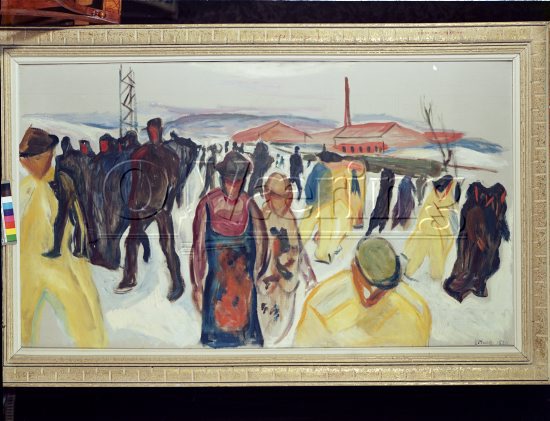 Hjemvendende 
Negativer fra Væringsamlingen 


, Edvard Munch (1863-1944), 
Photo: O.Væring 