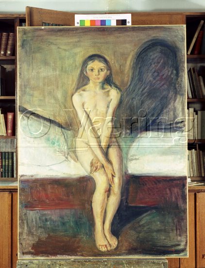 Pubertet 
Negativer fra Væringsamlingen 


, Edvard Munch (1863-1944), 
Photo: O.Væring 
