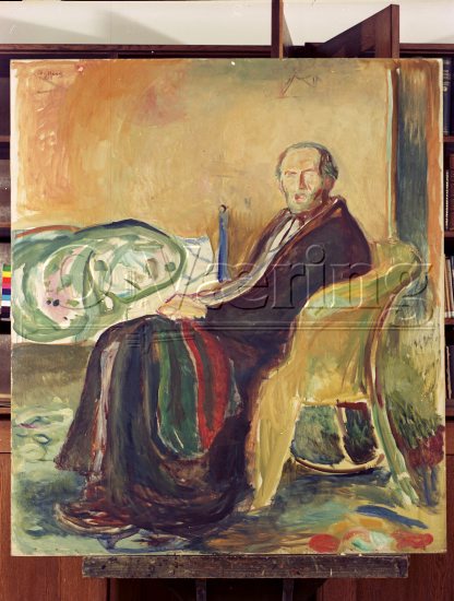 Selvportrett spanskesyken 
Negativer fra Væringsamlingen 


, Edvard Munch (1863-1944), 
Photo: O.Væring 