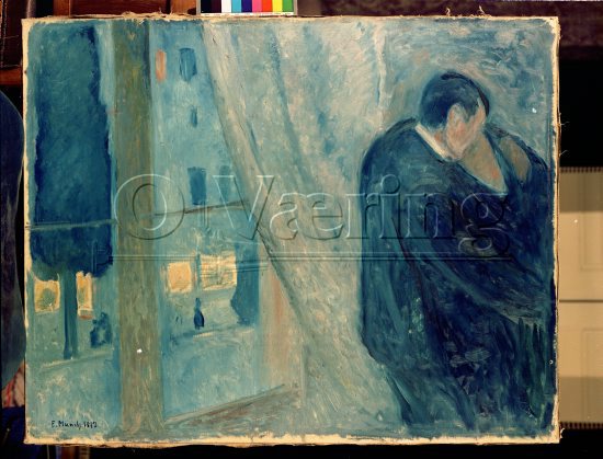 Kyss 
Negativer fra Væringsamlingen 


, Edvard Munch (1863-1944), 
Photo: O.Væring - Copyright