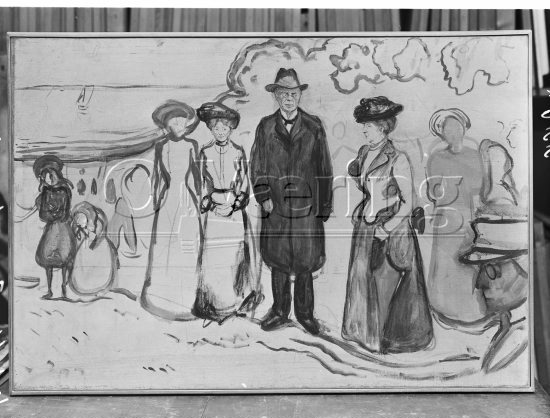 Forfatter Jonas Lie m/ familie 
Negativer fra Væringsamlingen 


, Edvard Munch (1863-1944), 
Photo: O.Væring - Copyright