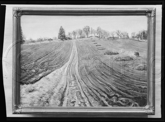 Glassplate og negativ film