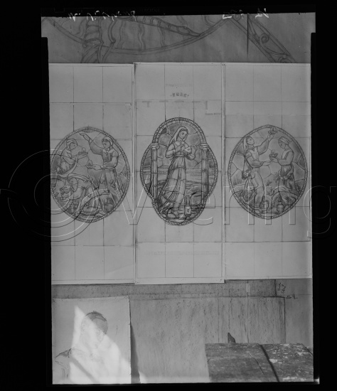 Glassplate og negativ film