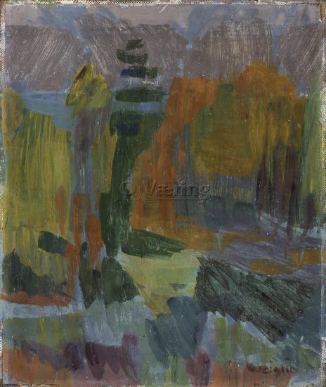Artist: Egil Weiglin (1917-1997)
Dimensions: 46x38 cm/
Photocredit: O.Væring/Artist/
Digital Size: High-res TIFF and JPG/