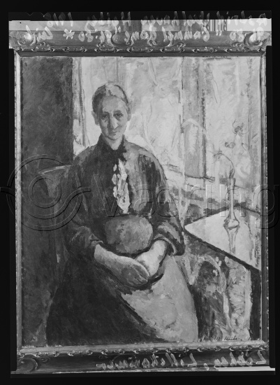 Glassplate og negativ bladfilm