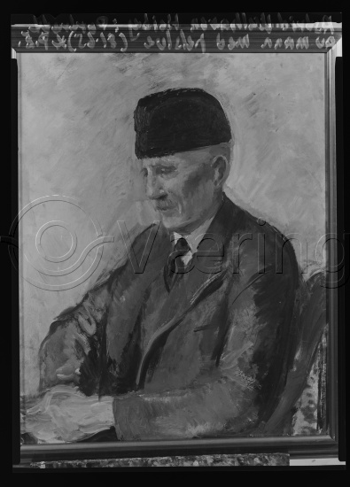 Glassplate og negativ bladfilm