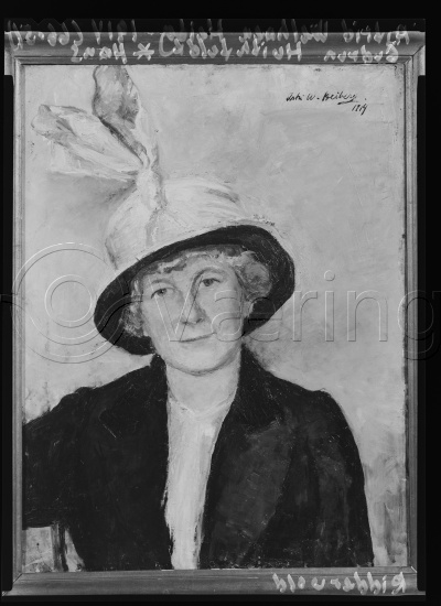 Glassplate og negativ bladfilm