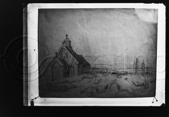 Glassplate og negativ film
