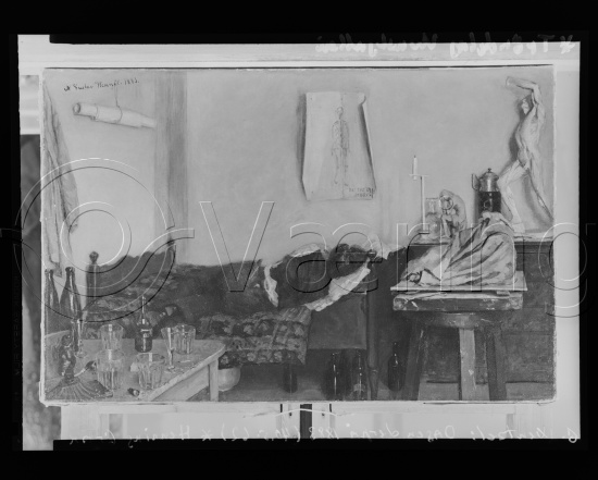 Glassplate og negativ film