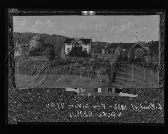 Glassplate og negativ film