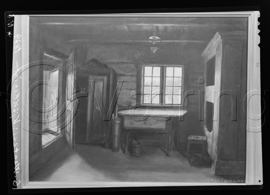 Glassplate og negativ film