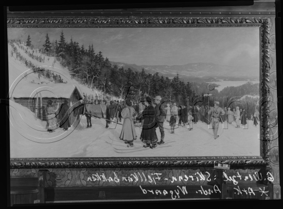 Glassplate og negativ film