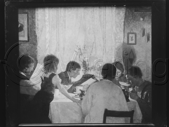 Glassplate og negativ film