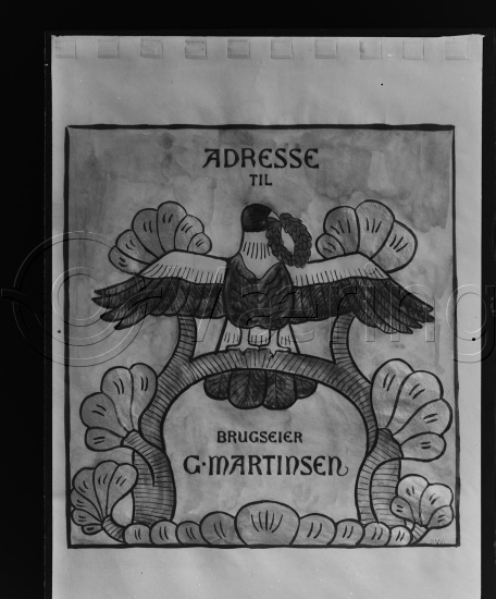 Glassplate og negativ film