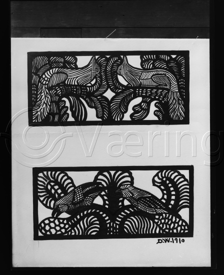 Glassplate og negativ film