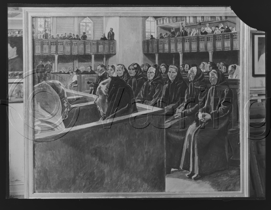 Glassplate og negativ bladfilm