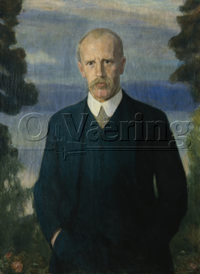 Erik Werenskiold (1855-1938), 
Size: 117x89 cm, 
Location: Private, 
Photo: O.Vaering,