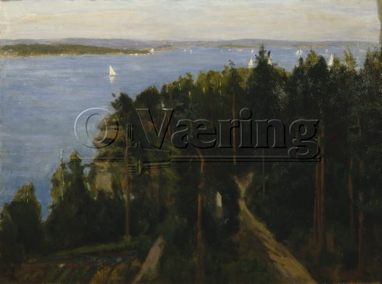 Erik Werenskiold (1855-1938), 
Size: 84x105 cm, 
Location: Private, 
Photo: O.Vaering,