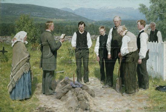 Erik Werenskiold, (1855-1938),
Size: 102.5x150.5 cm, 
Location: Museum, 
Photo: O.Vaering,