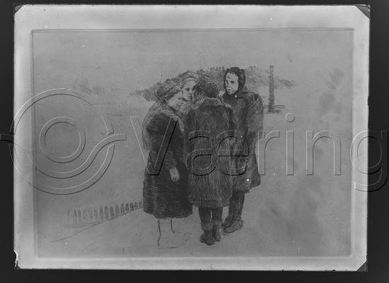 Glassplate og negativ film