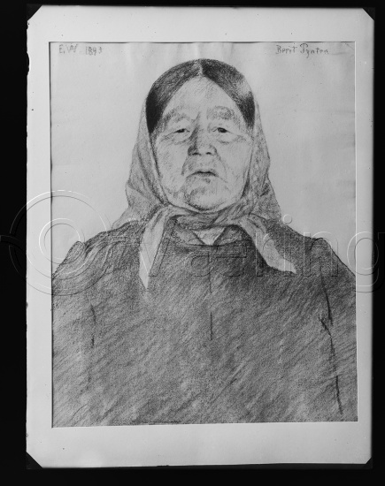 Glassplate og negativ film