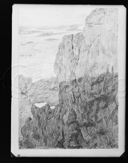 Glassplate og negativ film