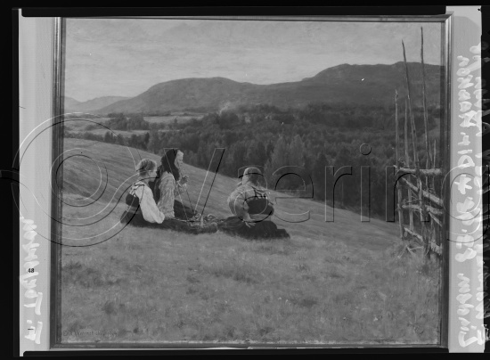 Glassplate og negativ film