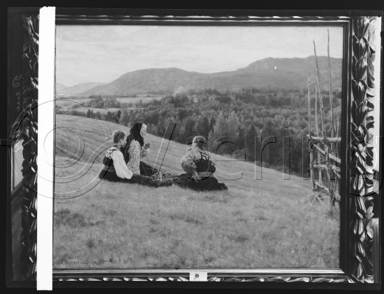 Glassplate og negativ film