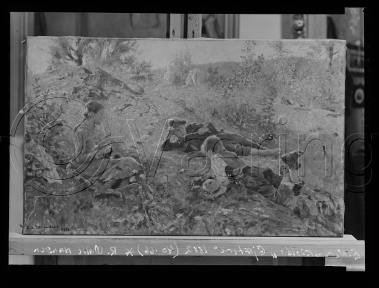 Glassplate og negativ film