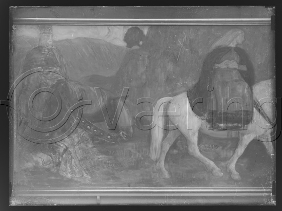 Glassplate og negativ film