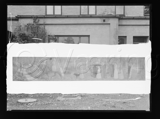 Glassplate og negativ film