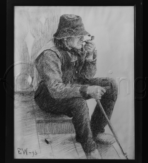 Glassplate og negativ film