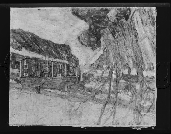 Glassplate og negativ film