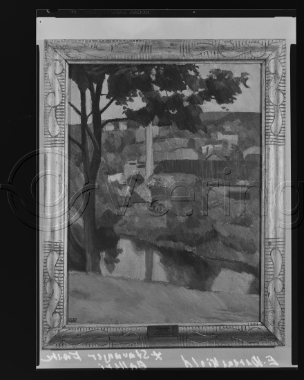 Glassplate og negativ film