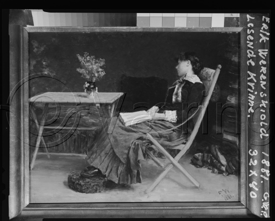 Glassplate og negativ film