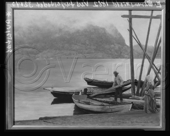 Glassplate og negativ film