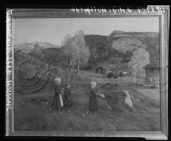 Glassplate og negativ film