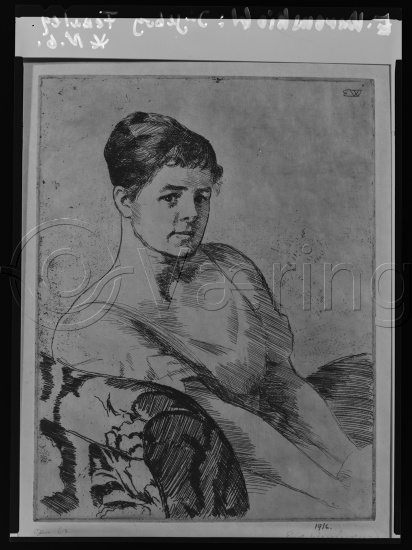 Glassplate og negativ film