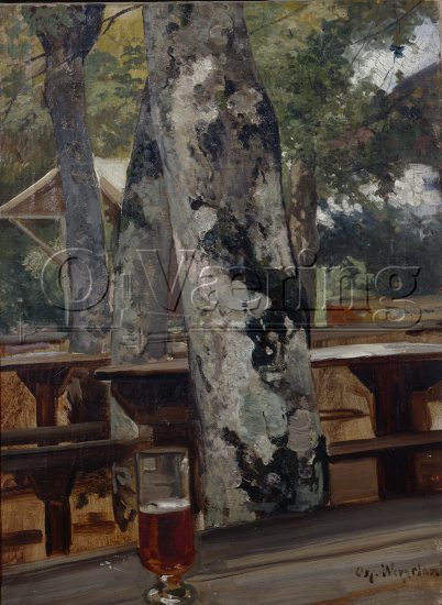 Oscar Wergeland (1844-1910), 
Size: 50x30 cm, 
Genre: Painting, 
Location: Museum,