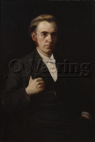 Oscar Wergeland (1844-1910), 
Size: 92x62 cm, 
Location: Private, Risør Gamlestuen
Photo: O.Vaering,