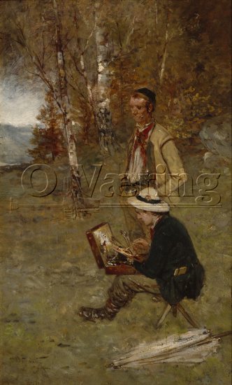 Oscar Wergeland (1844-1910), 
Size: 50x30 cm, 
Location: Private, 
Photo: O.Vaering, K.B. 90