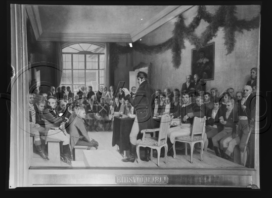 Glassplate og negativ film