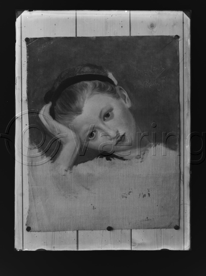 Glassplate og negativ film