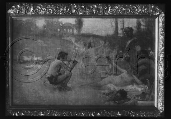 Glassplate og negativ film