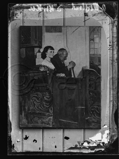 Glassplate og negativ film