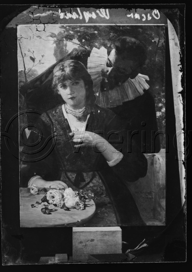 Glassplate og negativ film