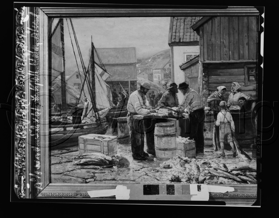 Glassplate og negativ film