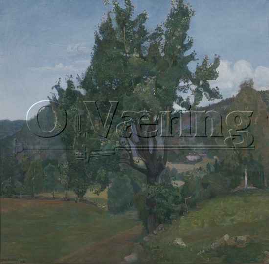 Oluf Wold-Thorne (1867-1914)
Size: 87x90 cm
Location: Private
Photo: O.Væring 