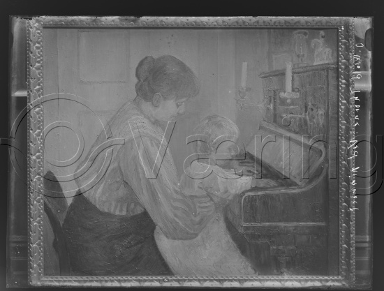 Glassplate og negativ film